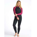C-Skins Womens Surflite 4/3 GBS Back Zip Full Wetsuit Raven