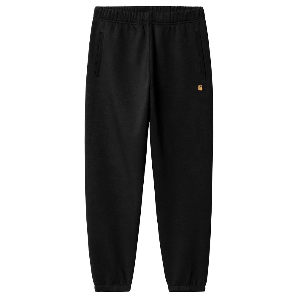 Carhartt WIP Chase Sweat Pant Black / Gold