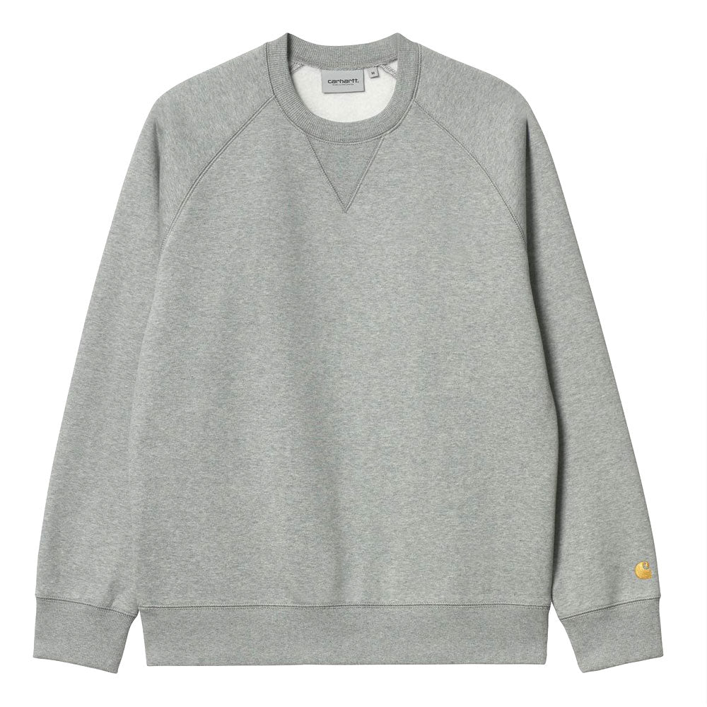 Carhartt WIP Chase Sweatshirt Grey Heather / Gold