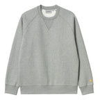 Carhartt WIP Chase Sweatshirt Grey Heather / Gold