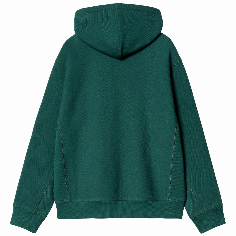 Carhartt WIP Hooded American Script Sweatshirt Fir