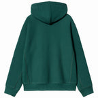 Carhartt WIP Hooded American Script Sweatshirt Fir