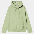 Carhartt WIP Hooded American Script Sweatshirt Olive