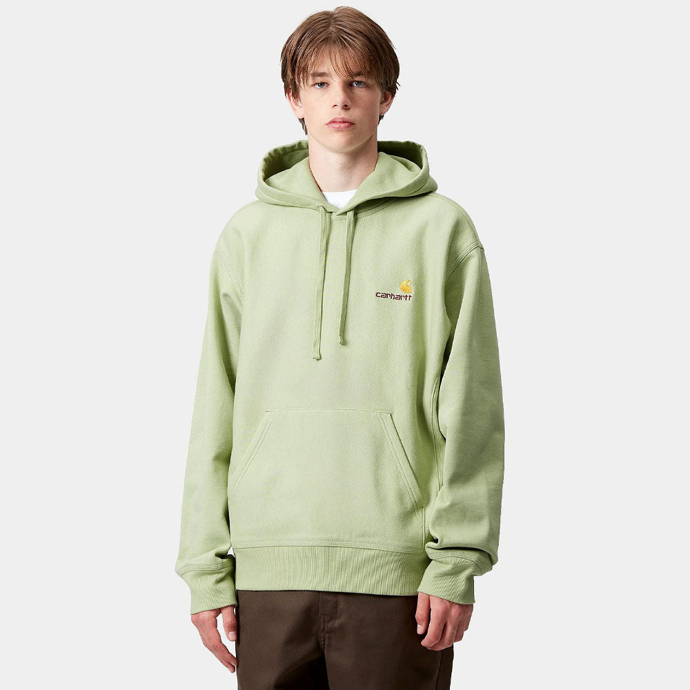 Carhartt WIP Hooded American Script Sweatshirt Olive
