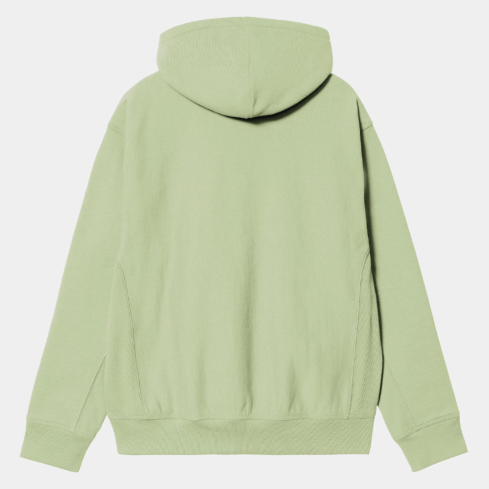 Carhartt WIP Hooded American Script Sweatshirt Olive