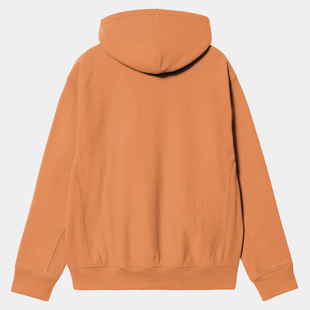 Carhartt WIP Hooded American Script Sweatshirt Redhaven