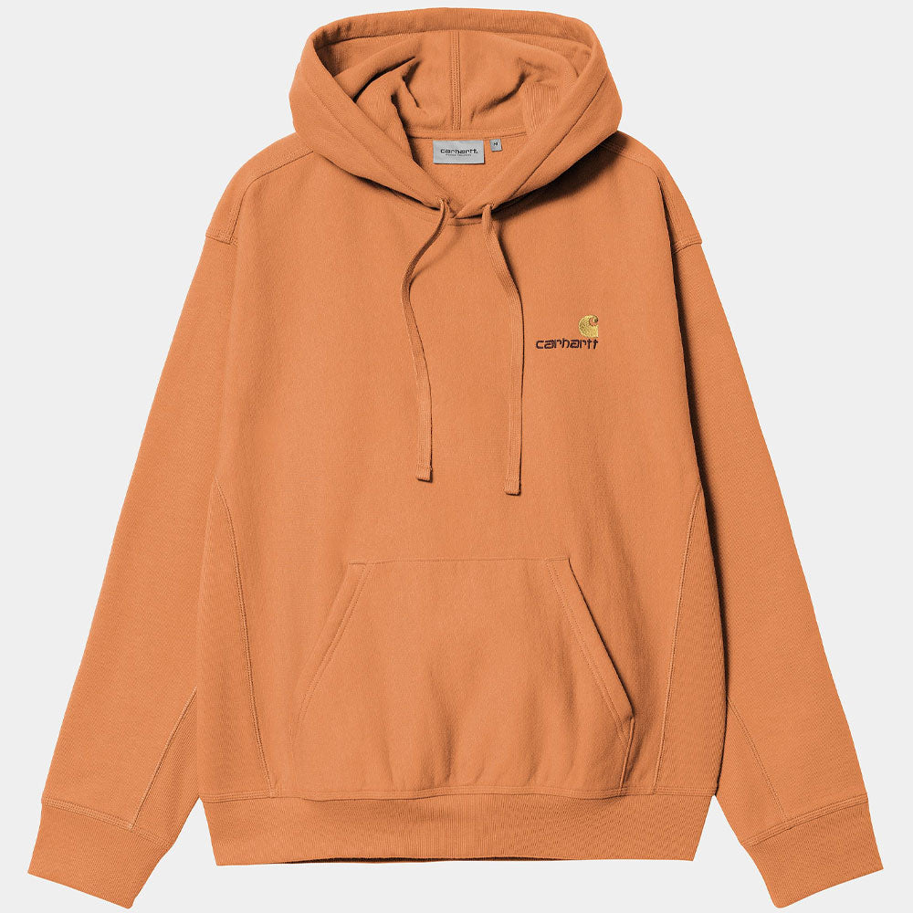 Carhartt WIP Hooded American Script Sweatshirt Redhaven