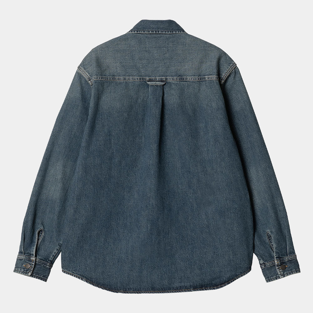 Carhartt WIP Lincoln Denim Shirt - Worn Used