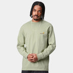Carhartt WIP Longsleeve American Script T-Shirt Olive