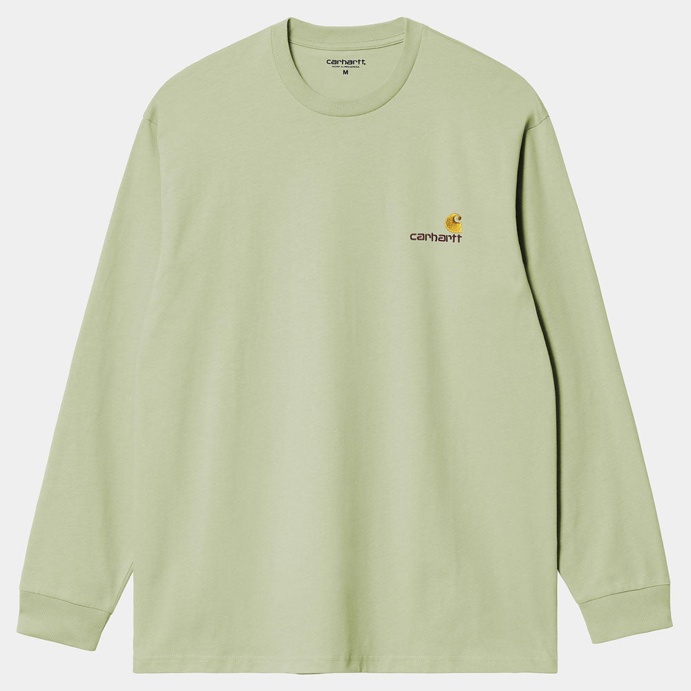 Carhartt WIP Longsleeve American Script T-Shirt Olive