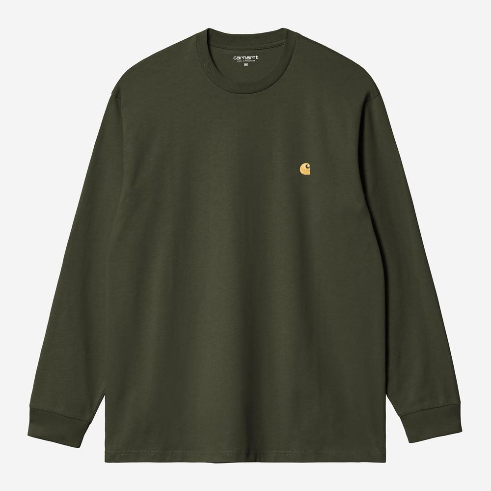 Carhartt WIP Longsleeve Chase T-Shirt Olive