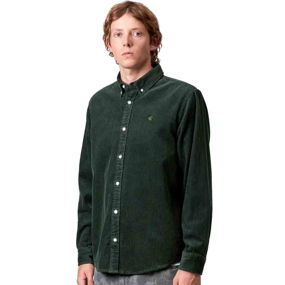 Carhartt WIP Longsleeve Madison Cord Shirt Sycamore