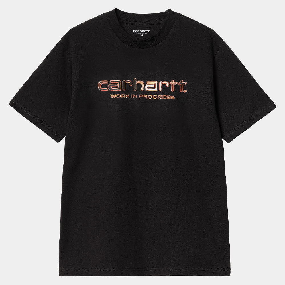 Carhartt WIP Solar Chrome Script T-Shirt Black