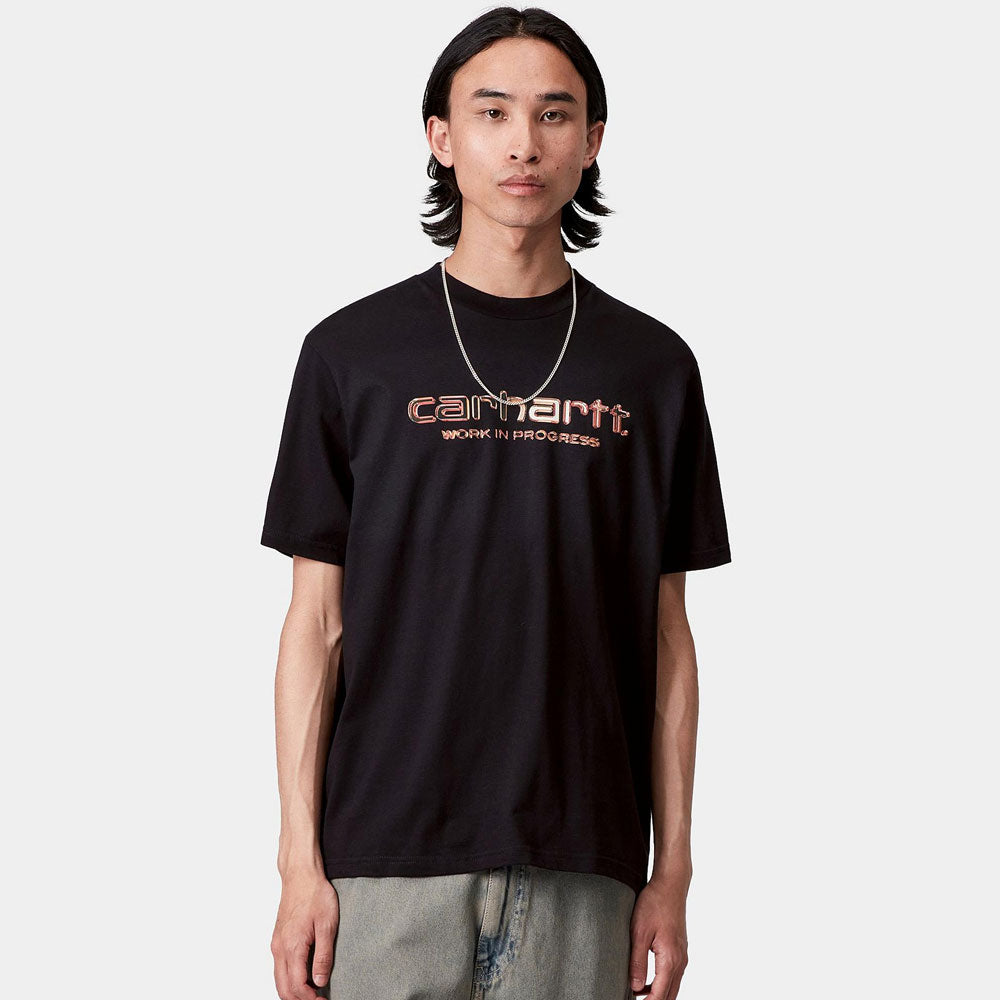 Carhartt WIP Solar Chrome Script T-Shirt Black