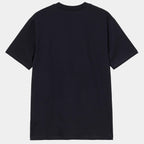 Carhartt WIP Solar Chrome Script T-Shirt Dark Navy