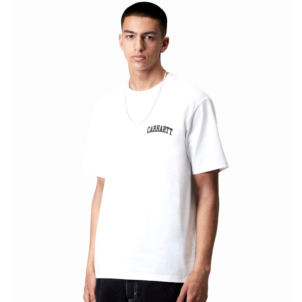 Carhartt WIP University Script T-Shirt White / Black