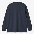 Carhartt WIP American Script Longsleeve T-Shirt Deep Night