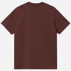 Carhartt WIP American Script T Shirt Amarone