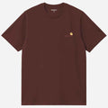 Carhartt WIP American Script T Shirt Amarone