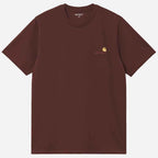 Carhartt WIP American Script T Shirt Amarone