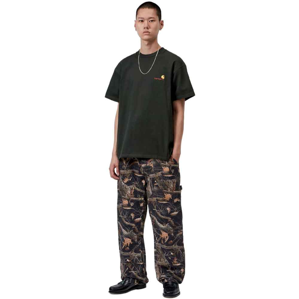 Carhartt WIP American Script T Shirt Raven