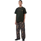 Carhartt WIP American Script T Shirt Raven