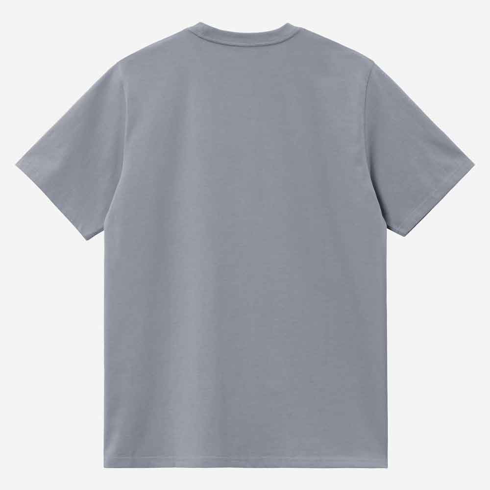 Carhartt WIP American Script T Shirt Shady Blue