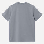 Carhartt WIP American Script T Shirt Shady Blue