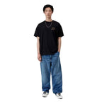 Carhartt WIP Arch Script T-Shirt Black / WIP H Brown
