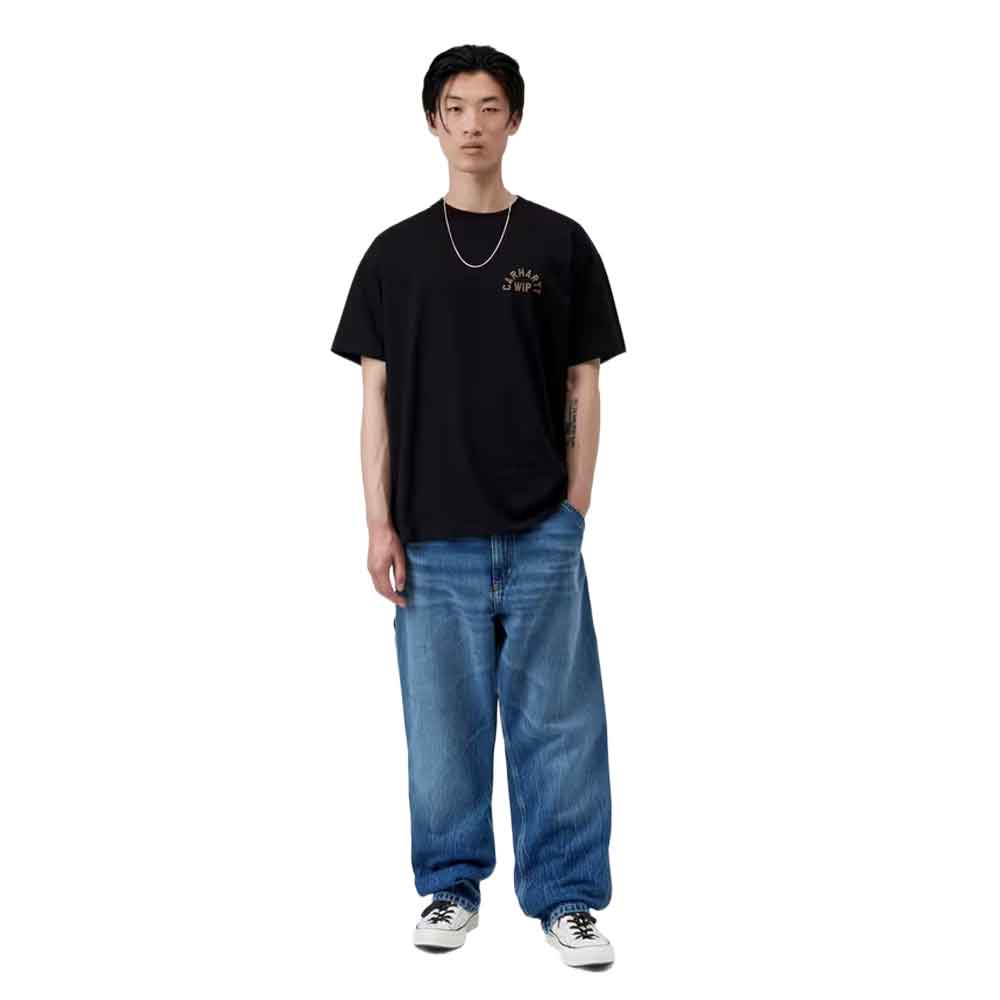 Carhartt WIP Arch Script T-Shirt Black / WIP H Brown