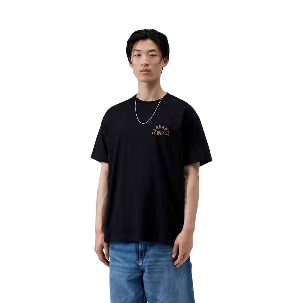 Carhartt WIP Arch Script T-Shirt Black / WIP H Brown