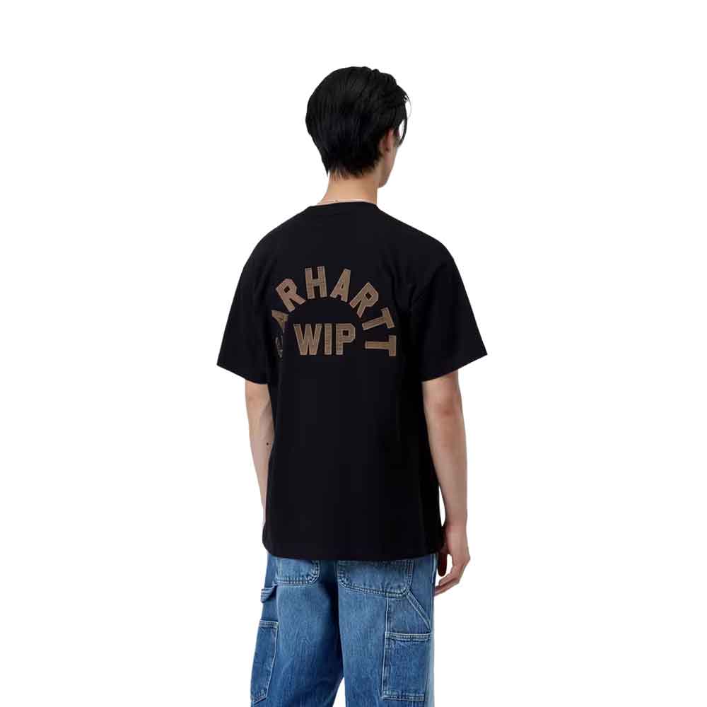 Carhartt WIP Arch Script T-Shirt Black / WIP H Brown