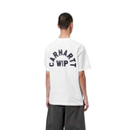 Carhartt WIP Arch Script T-Shirt White / Dark Navy