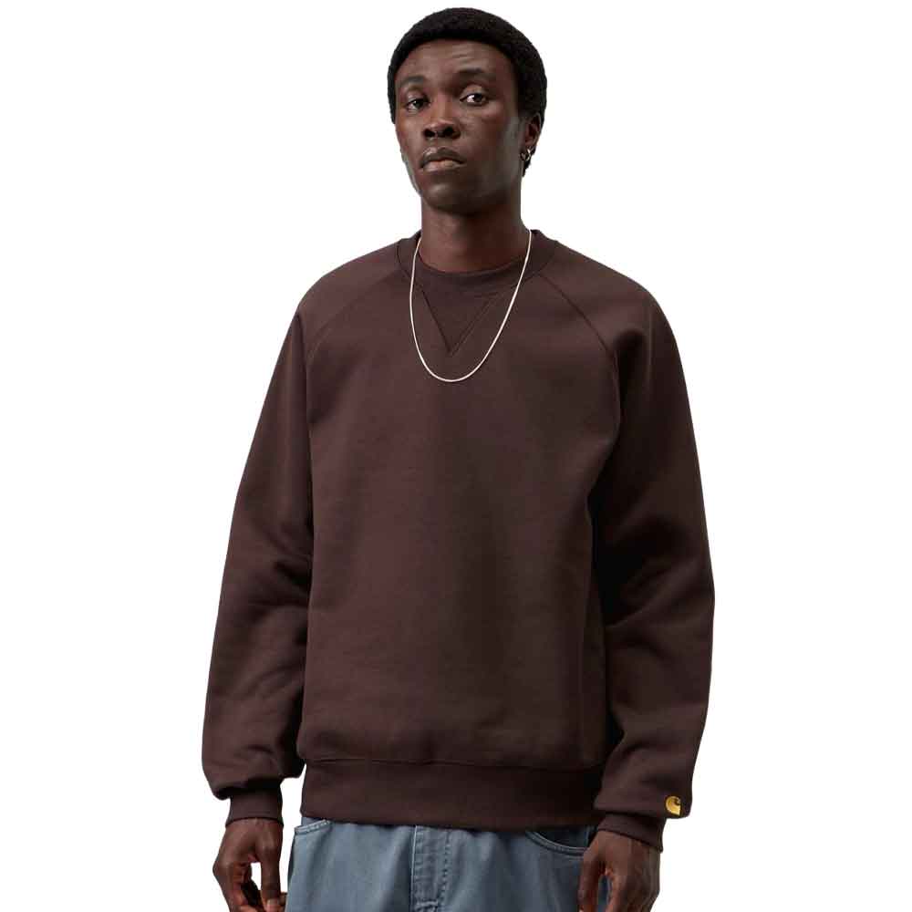 Carhartt WIP Chase Sweat Palisander / Gold