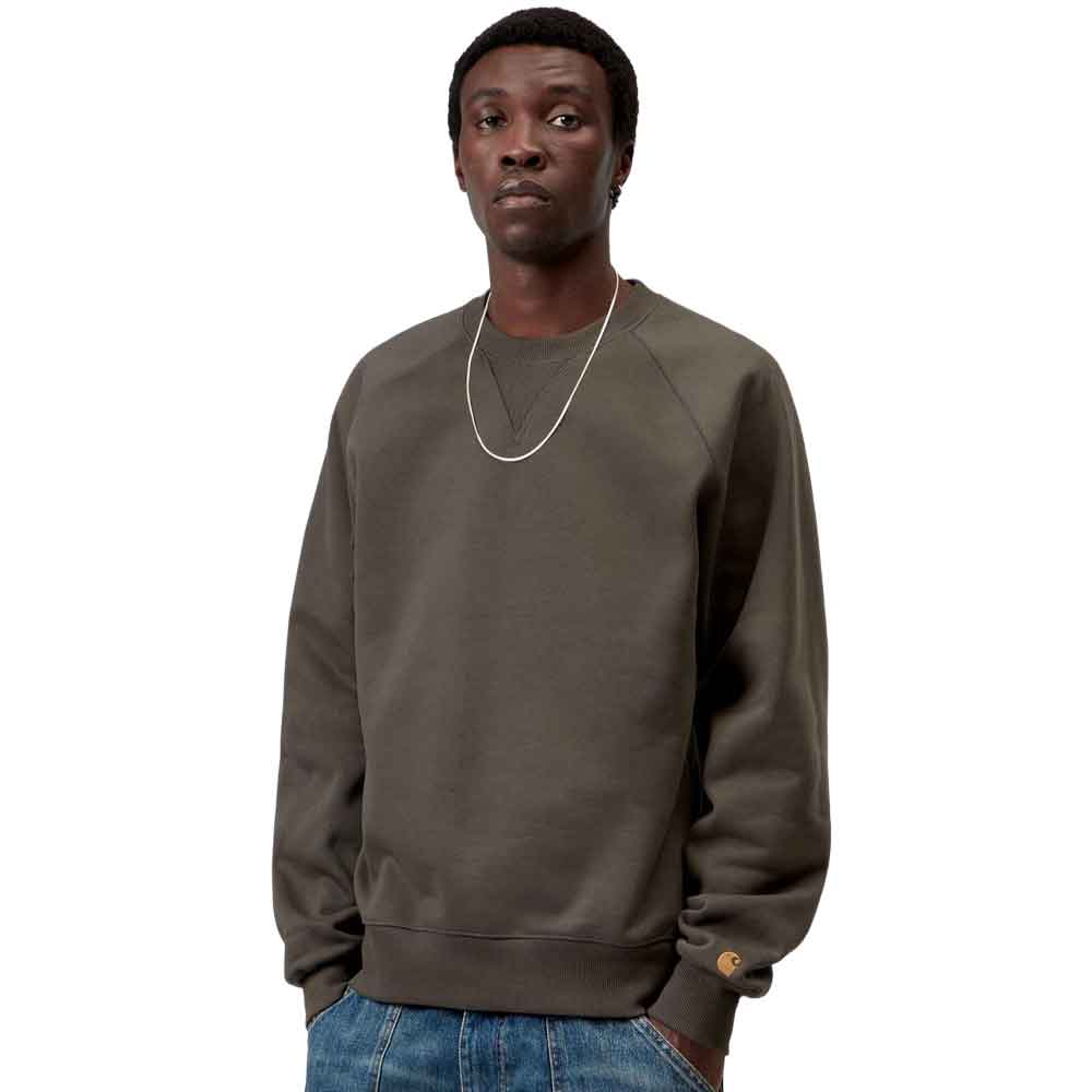 Carhartt WIP Chase Sweat Shungite / Gold