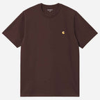 Carhartt WIP Chase T Shirt Palisander / Gold