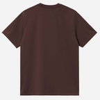 Carhartt WIP Chase T Shirt Palisander / Gold
