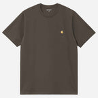 Carhartt WIP Chase T Shirt Shungite / Gold