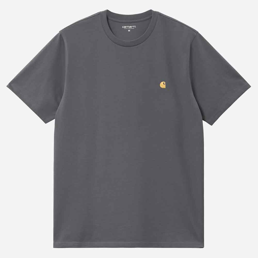 Carhartt WIP Chase T Shirt Styx / Gold