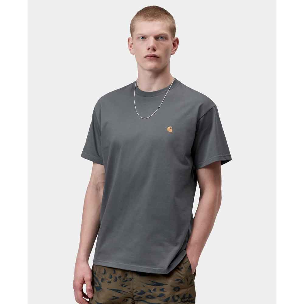 Carhartt WIP Chase T Shirt Styx / Gold