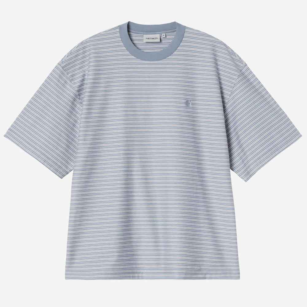 Carhartt WIP Dupree T Shirt Dupree Stripe Shady Blue