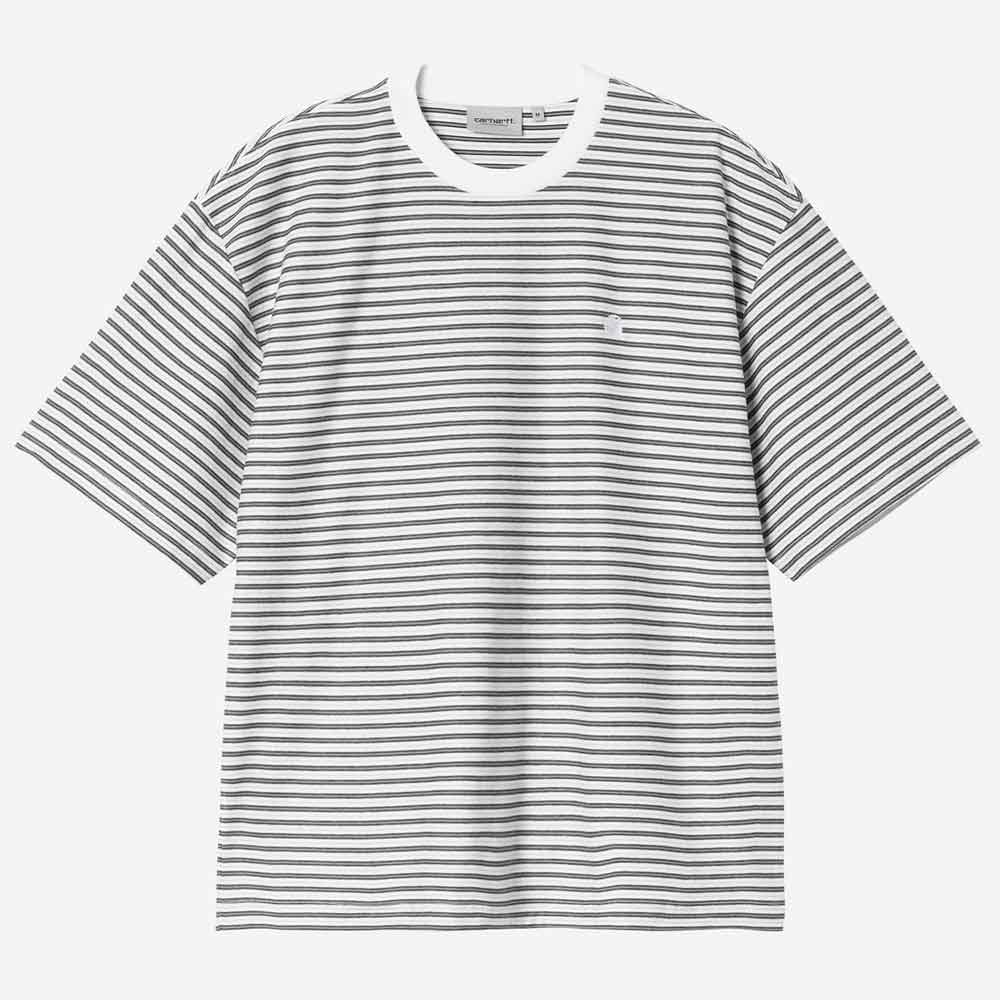 Carhartt WIP Dupree T Shirt Dupree Stripe White