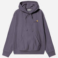 Carhartt WIP Hooded American Script Sweat Shady Purple