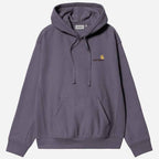 Carhartt WIP Hooded American Script Sweat Shady Purple