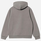 Carhartt WIP Hooded Carhartt Sweat Shady Grey / Dark Navy