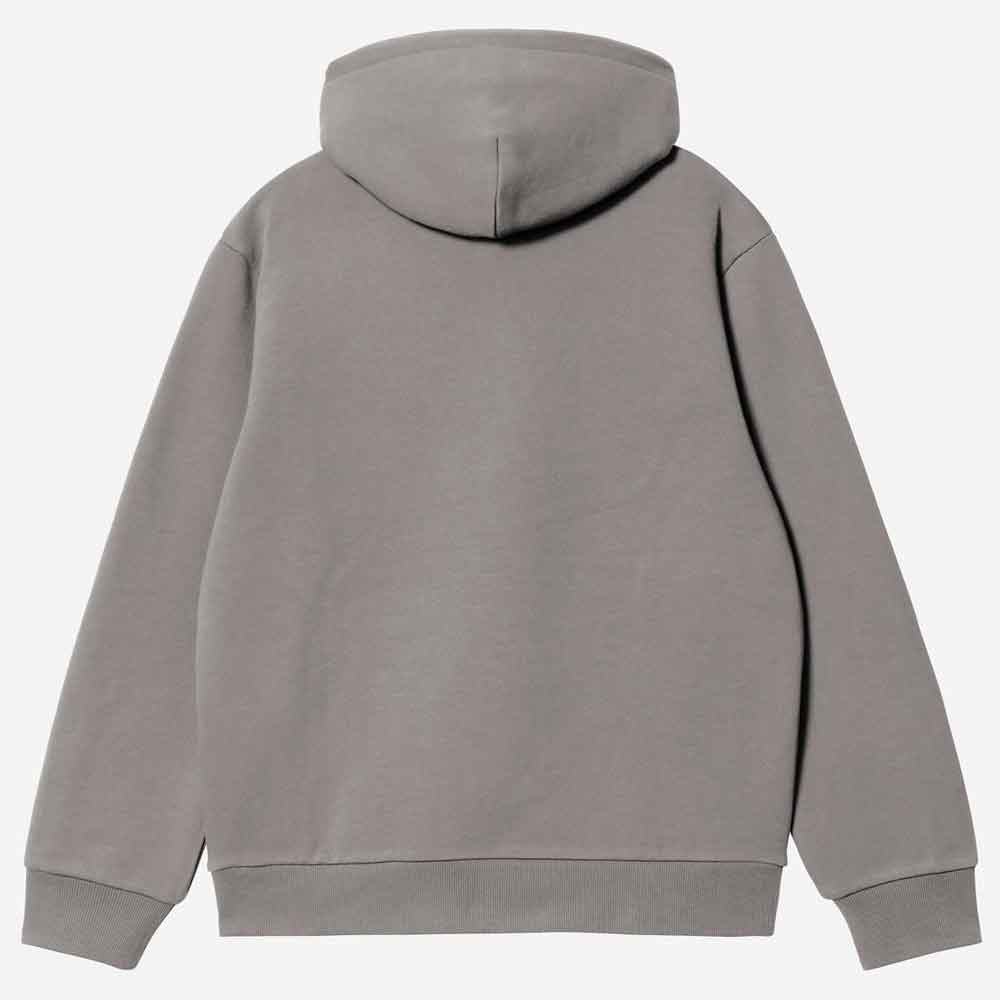 Carhartt WIP Hooded Carhartt Sweat Shady Grey / Dark Navy
