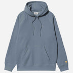 Carhartt WIP Hooded Chase Sweat Icesheet / Gold