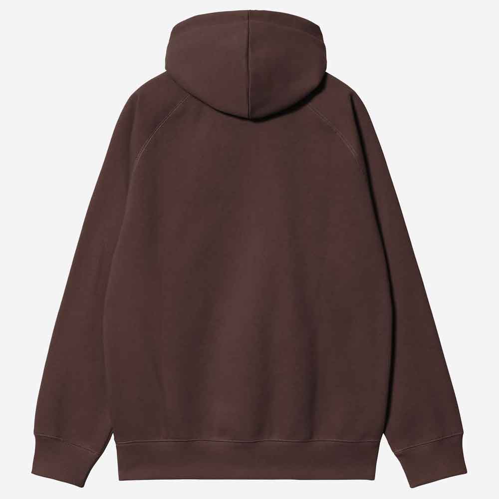 Carhartt WIP Hooded Chase Sweat Palisander / Gold