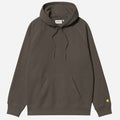 Carhartt WIP Hooded Chase Sweat Shungite / Gold