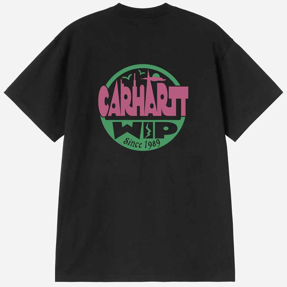 Carhartt WIP Luggage Label T Shirt Black